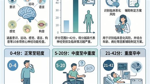 【神经内科篇】一文读懂NIHSS评分：从0到42，卒中神经损伤如何量化分级？