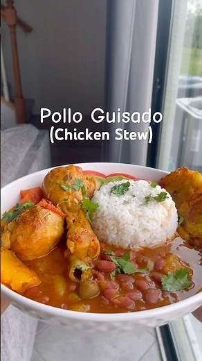 How to make Pollo Guisado 🇵🇷 | Chicken Stew Recipe #dinner
