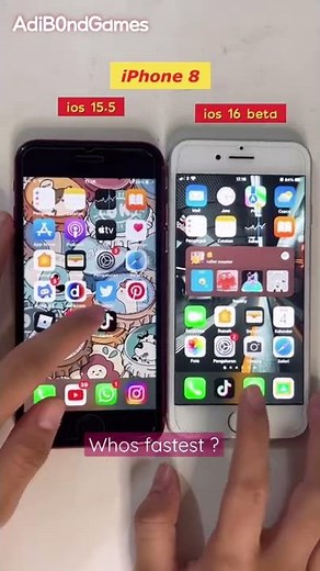iphone 8 ios 16 Beta vs ios 15.5