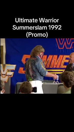 Ultimate Warrior Summerslam 1992 (Promo) #ultimatewarrior #wwe #wwf #wwetiktok #wwfwrestling