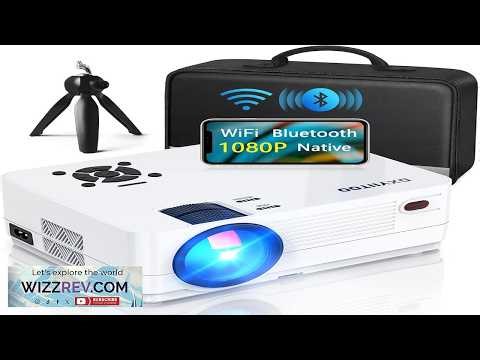 Native 1080P Projector with WiFi and Two Way Bluetooth Full HD Movie Projector