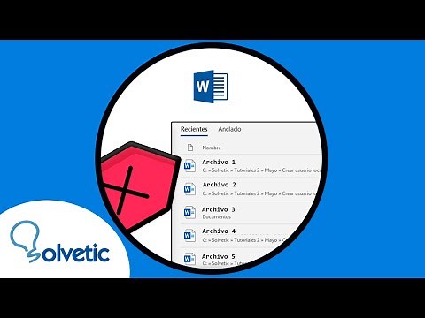 📃 BORRAR DOCUMENTOS RECIENTES Word 2019 y Word 2016
