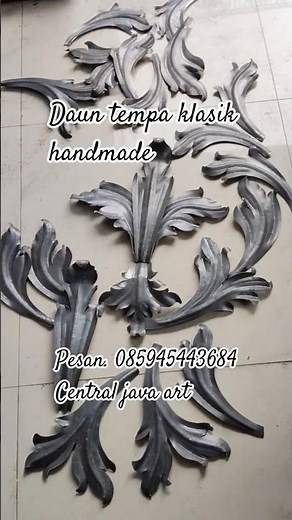 Daun tempa klasik handmade, Besi tempa klasik