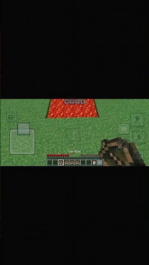 doing the hardest clutch in Minecraft pe lava boat clutch #minecraft #minecraftshort