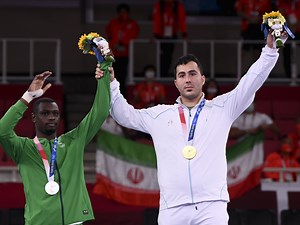 Ganjzadeh wins karate Olympic gold as opponent disqualified