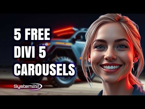 Divi 5 Free Download – 5 Carousel Designs with Group Carousel Module