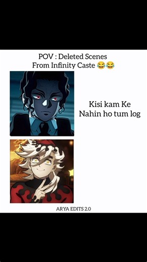 Muzan Ki Yoriichi Ke Naam Se Hawa Tight 😂💀 l Upper Moon Meeting l Arya Edits 2.0 l #shorts