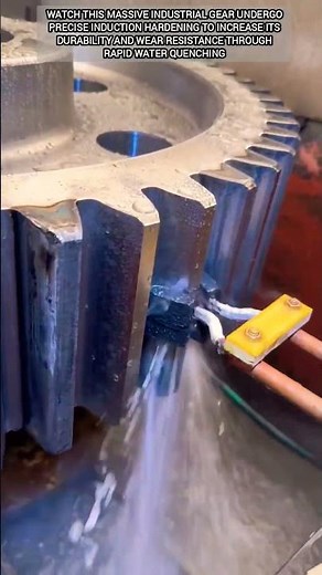 Advanced Induction Hardening Process For Massive Industrial Steel Gears