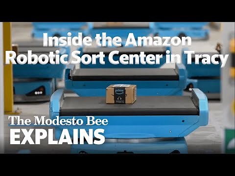 WATCH: Inside the Amazon Robotic Sort Center in Tracy