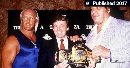 Trump Tweets a Video of Him Wrestling ‘CNN’ to the Ground (Published 2017)