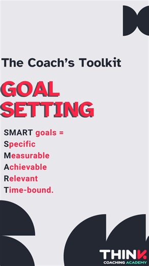Goal setting is one of the most essential tools in a coach’s toolkit. SMART goals help clients stay clear, focused, and accountable — turning big ideas into achievable steps. Specific. Measurable. Achievable. Relevant. Time-bound. Save this framework for your next coaching conversation. 🌱 #GoalSettingTools #SMARTGoals #CoachingSkills #LifeCoachToolkit #ThinkCoachingAcademy #CoachTraining #TransformationCoaching #FutureCoach #ICFCoaches #CoachingFrameworks #PersonalDevelopmentCoach #CoachingJour