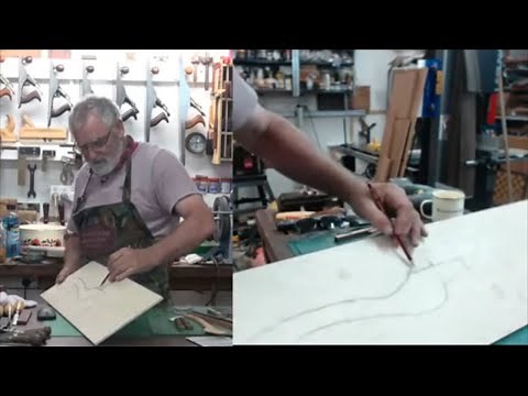 Making Cabriole Leg Patterns from scratch.