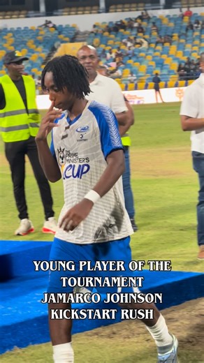 FOOTBALL GPS 246 on Instagram: "16 Years of age, Jamarco Johnson of The St. Michael School captured the youth Player award with outstanding performances throughout the entire tournament. Well Done Lad💙🤍⚽️"