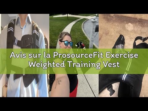 Avis sur la ProsourceFit Exercise Weighted Training Vest