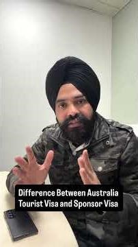 Australia Tourist Visa vs Sponsor Visa 🇦🇺 | Subclass 600 Explained | No More Confusion