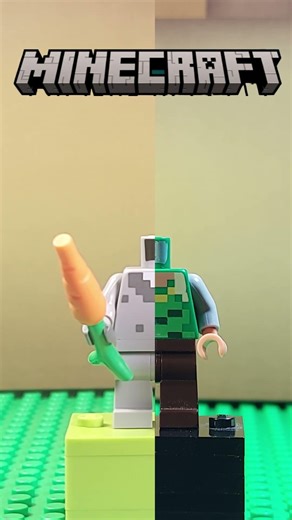 Lego Minecraft Skin 50/50 | Wolf vs. Explorer