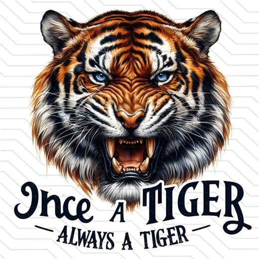Watercolor Tiger PNG: Fierce Mascot Graphic (digital Download) - Etsy