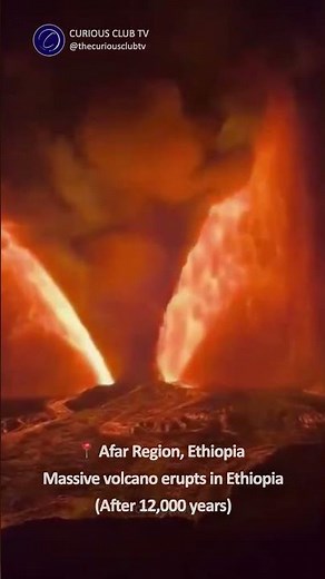 Gubbi Volcano Erupts After 12,000 Years | Ethiopia