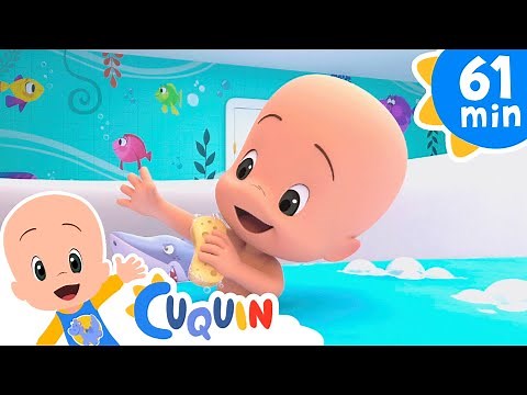 Cuquin loves bath time! and more Nursery Rhymes by Cleo and Cuquin | Children Songs