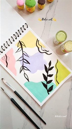 Mesmerizing Boho Art ✨ | So Satisfying to Watch 🎨 #art #shorts #youtubeshorts #fyp #viral #boho