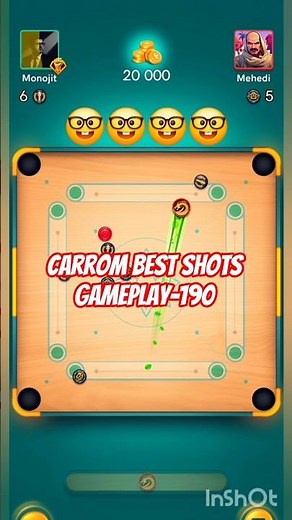 Carrom Pool Tutorials | Carrom disc pool Gameplay | Carrom Trick shots | Amazing Gameplay