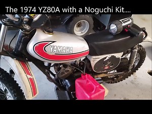 1974 Yamaha YZ80 A restore and ride project..a ride it don't hide it MX Racer | All About Mini Bikes