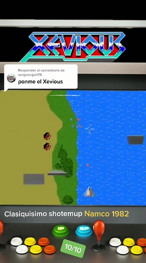 Classic Xevious Gameplay by @sergisergiet76