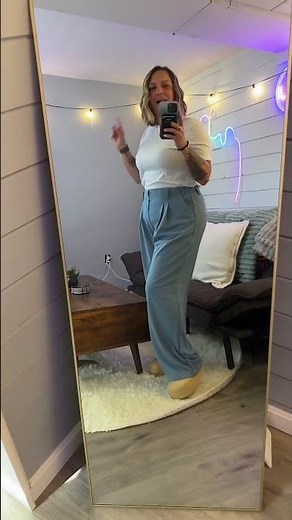 The high waisted waffle knit dress pants from are the most comfortable dress pants I have ever tried