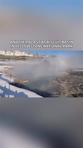 National Park News on Instagram: "Another hydrothermal explosion at Black Diamond Pool in Yellowstone National Park! The newest event happened on the morning of Dec. 20, 2025. It’s the latest blast of many that have happened sporadically at the site ever since a giant hydrothermal explosion shot rocks and mud several hundred feet into the air in July of 2024, destroying a boardwalk. The area, known as Biscuit Basin, has been closed to visitors since then because of the potential hazard. Scientis
