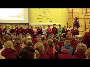 Caerau Primary School Reception Class performance of The Sun Came Shinning Down.