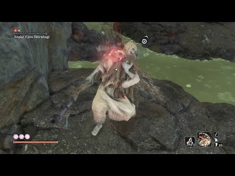 Sekiro Shadows Die Twice - Snake Eyes Shirahagi Boss Fight (Boss #17)