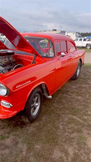 Red 55 Chevy | Fall-Out Drags