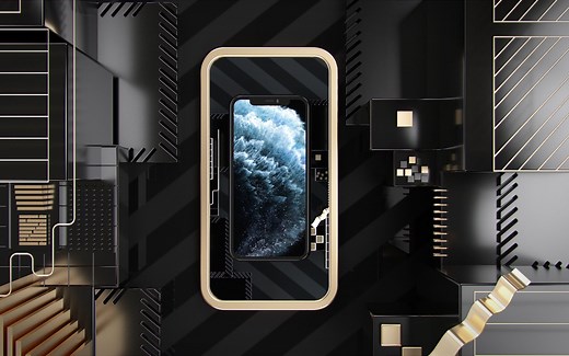 C4D iPhone 11 Pro手机产品视频 （ 附工程源文件）