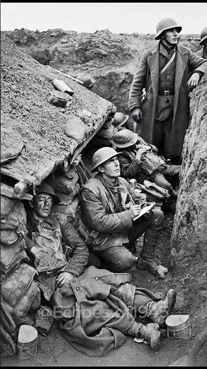Shell Shock: WWII Soldiers Endure Heavy Fire in the Trenches 💣