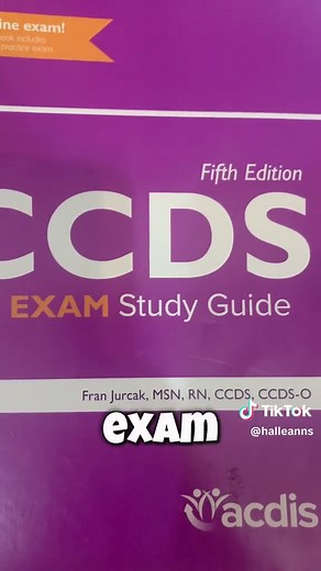 CCDS Exam Study Guide - Join My Study Session!