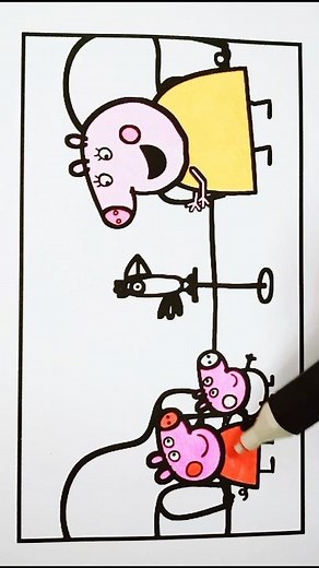 Mummy Pig Coloring Pages, 220 #peppapigcoloring #peppapig #peppapigdrawing