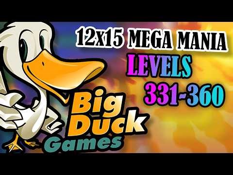 Flow Free Walkthrough - 12X15 Mega Mania - Levels 331-360 | Big Duck Games LLC | HD