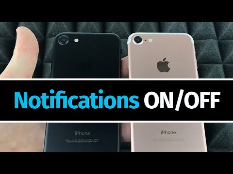 How to Turn On / Off Notifications on iPhone 7 & iPhone 7 Plus