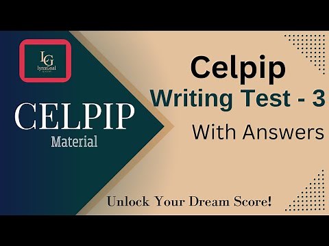 CELPIP Writing Test - 3 | Full Practice with Answers & Tips for Success