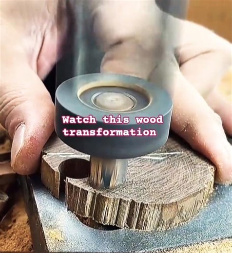 Satisfying Wood Carving Process: Shaping Raw Wood
