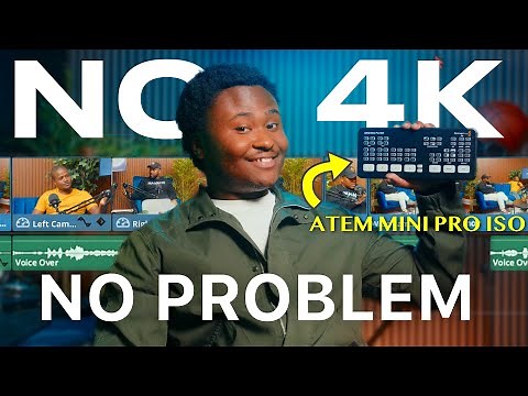 Get 4K RESOLUTION on ATEM MINI PRO ISO with ORIGINAL Camera Files