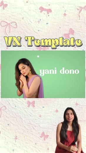 Trending VN Template 🔥 Easy Reel Edit for Girls | Viral Instagram Reels 2026