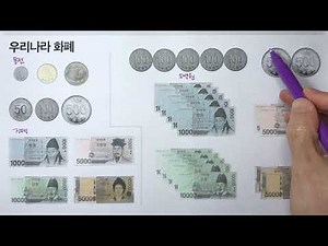 우리나라 화폐의 종류(Korean Won) : 동전 지폐 (초등수학)