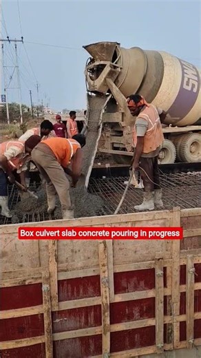 #box # culvert #slab#concrete # pouring #2026 #construction