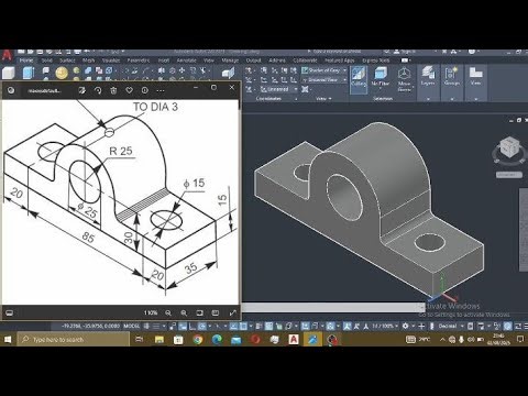 Master AutoCAD 3D Modeling – Step-by-Step Bracket Design Tutorial (Beginner Friendly)