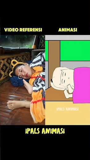 ORIGINAL VS ANIMATION - IS THERE A GHOST LEG?? #comedy #funny #animation #nabeldanmama