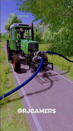Filling a Greenhouse With a Manual Pump! 😱 | FS22 | #fs22 #fs25