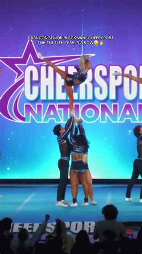 BSB WITH A 15-PEAT?! #cheersport2026 #cheertok #brandonseniorblack #cheerstunts #allstarcheer