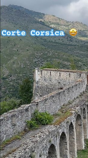 Corte Corsica : citadelle des montagnes, vue panoramique, ville & église #vlog #corse #corsica