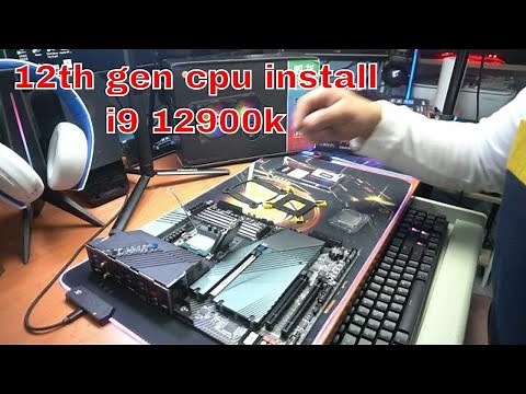 how to install a 12th gen lga 1700 cpu